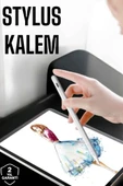 Tablet Kalemi Stylus Pen Dokunmatik Kalem Android İos Uyumlu Şarjlı thumbnail 1