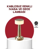 Edilebilir Led Masa Lambası – Usb Girişli, Metal Yapı thumbnail 1