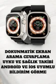 49Mm Ekranlı, Basıncı Adımsayar Özellikli Akıllı Saat thumbnail 4