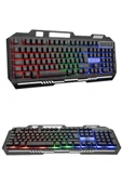Rgb Işıklı Klavye Q Klavye Mouse Hediyeli thumbnail 3