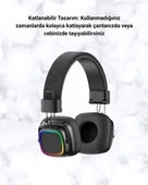 5.3 Rainbow Işıklı Kulak Üstü thumbnail 1