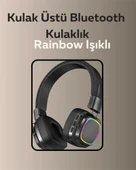 5.3 Rainbow Işıklı Kulak Üstü thumbnail 2