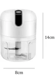 Rondo Doğrayıcı 250 Ml Taşınabilir Usb Şarjlı Pratik El Rondo Blender thumbnail 5