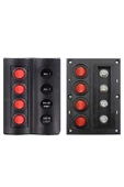Switch Panel 4'lü Otomatik Sigorta Paneli thumbnail 1