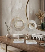 Dekoratif 2 Li Halka Biblo Polyester thumbnail 6