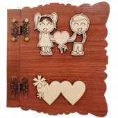 Romantik Sevgili Temalı Ahşap Defter thumbnail 1
