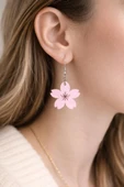 Günyan Store Pembe Sakura Çiçeği Küpe thumbnail 1