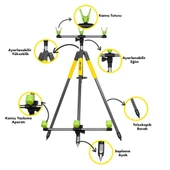 Effe Kamış Ayağı Surf Tripod HG283 thumbnail 2
