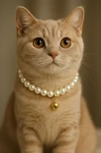 AKACAT Incili Kedi Tasması thumbnail 2