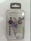 iPhone 13 renkli simli kamera koruyucu thumbnail 1