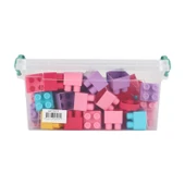 Asya Oyuncak Ant Blocks Pembe 52 Parça Box Ant052-P thumbnail 2
