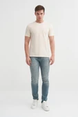 Cazador Basic Süprem Erkek T-shirt  46230 Bej thumbnail 2
