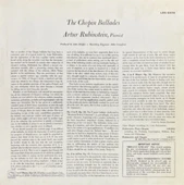 Rubinstein The Chopin Ballades & Scherzos CD thumbnail 2