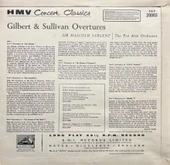 Gilbert & Sullivan Overtures LP Klasik Plak thumbnail 2