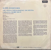 Suppe Overtures Vienna Philharmonic Solti LP Plak thumbnail 2