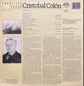 Frantisek Kozik Cristobal Colon LP Plak thumbnail 2