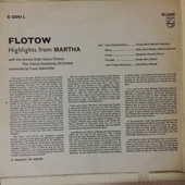 Flotow Highlights From Martha LP Plak thumbnail 2