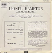 Lionel Hampton A Memorable Session LP Plak thumbnail 2