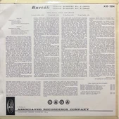 Bela Bartok, The Fine Arts Quartet – String Quartets Nos. 3 And 4 Classic LP Plak thumbnail 2
