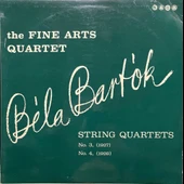 Bela Bartok, The Fine Arts Quartet – String Quartets Nos. 3 And 4 Classic LP Plak thumbnail 1