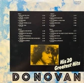 Donovan His 20 Greatest Hits Double LP Plak thumbnail 2