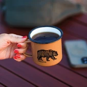 FreeCamp Campers Emaye Mug 350ml-BEJ thumbnail 5