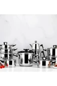 Premium Çelik Çeyiz Seti 18 Parça-Inox thumbnail 2