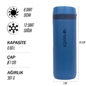 Igloo Squid Termos 600ml-LACİVERT thumbnail 8