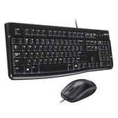 Logitech MK120 Usb Q Siyah Kablolu Klavye + Mouse Set thumbnail 1