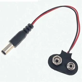 9 Volt 2.1 Mm Jacklı Pil Başlığı (IC-232A) thumbnail 3