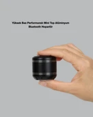 Mini Alüminyum Bluetooth Hoparlör Yüksek Bas Performansı thumbnail 3