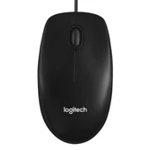 Logitech M100 1000DPI USB Kablolu Mouse Siyah 910-006652 thumbnail 1