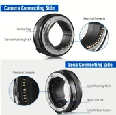Neewer EF-EOSR Canon EF - RF AF Lens Adaptörü thumbnail 2