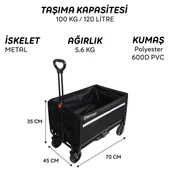 FreeCamp Nest 250 Katlanır Wagon Araba thumbnail 9
