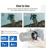 Neewer EF-EOSR Canon EF - RF AF Lens Adaptörü thumbnail 3