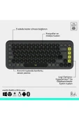 Logitech Pop Icon Combo 920-013075 Gri Kablosuz Klavye Mouse Seti Teşhir thumbnail 7