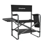 KingCamp Ash Compact Katlanır Kamp Sandalyesi Black thumbnail 1