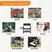 KingCamp Ash Compact Katlanır Kamp Sandalyesi Black thumbnail 7