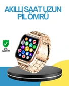 Amoled Ekranlı Türkçe Menülü Akıllı Saat Bluetooth Görüşmeli thumbnail 1