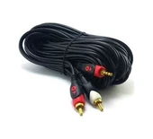 2Rca 3.5Mm 5 Metre Stereo Kablo Gold thumbnail 1