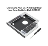 12.7Mm Hdd Caddy Laptopnotebook Dvd To Ssd Kutu Sata thumbnail 1