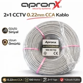 Cctv Kablo 2+1 2x0,22mm 100 Metre thumbnail 1