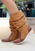 Jolin Taba Cilt Süet Detaylı Çizme thumbnail 1