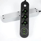 Zhltools 3 Usb Yuvalı 3lü Priz thumbnail 3