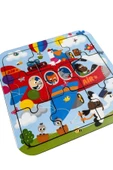 kayasan kids Uçakta Dostlar Puzzle thumbnail 2