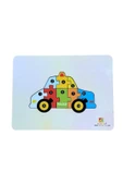 kayasan kids Araba Numaralı Puzzle thumbnail 1
