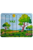 kayasan 4 Mevsim 4'lü Ahşap Stick Puzzle Set thumbnail 6