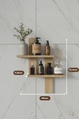 BALNEOM Lavanta %100 Mdf Duvar Rafı thumbnail 2