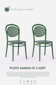 Daim Plastik PLUTO LÜX CAFE &  RESTAURANT  SANDALYESİ 2 Li Set thumbnail 1