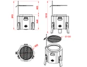 TEL IZGARA / ATEŞ ÇUKURU 4500 / BABA'S BBQ thumbnail 5